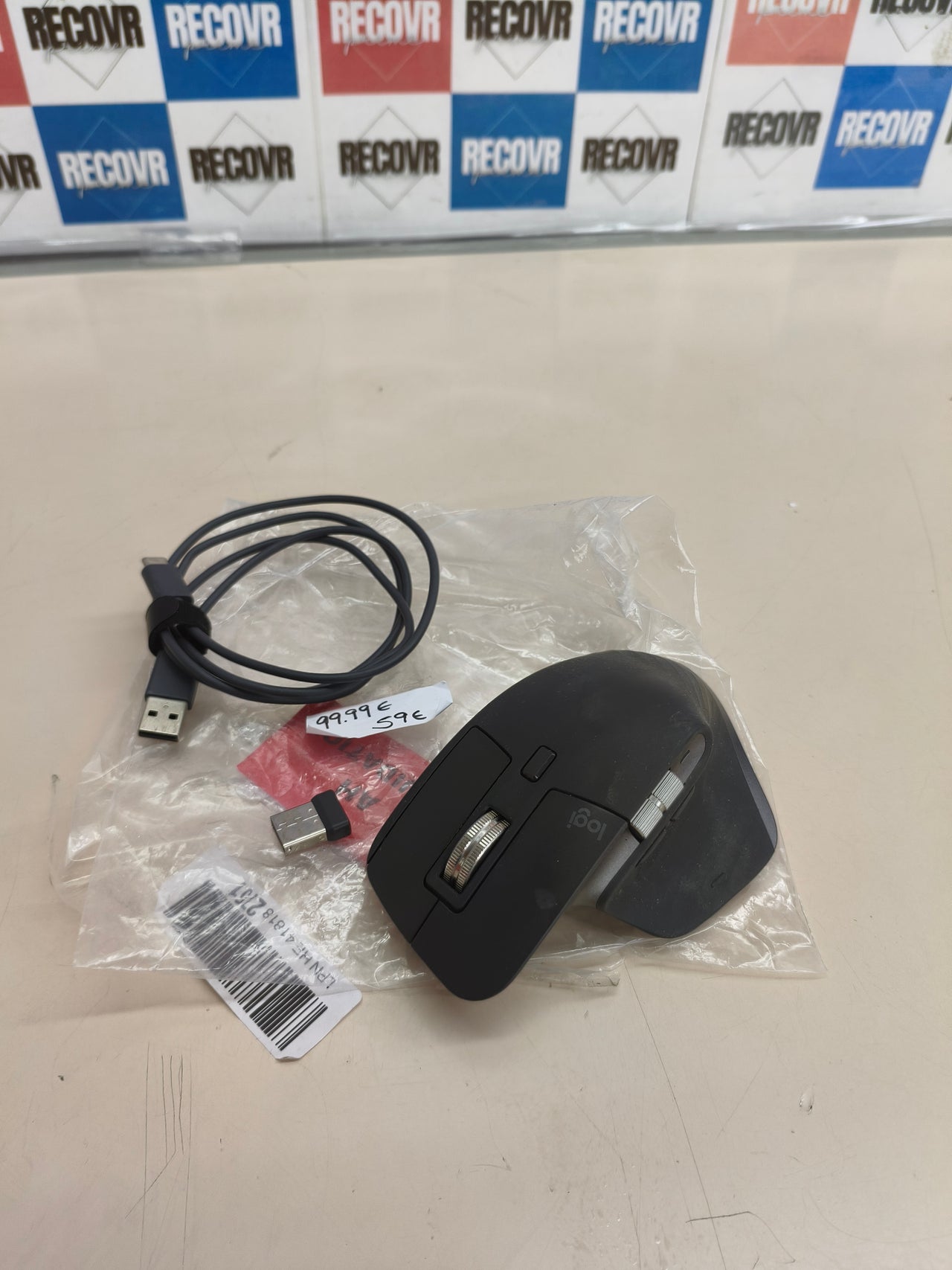 Logitech MX Master 4, ratón inalámbrico ergonómico