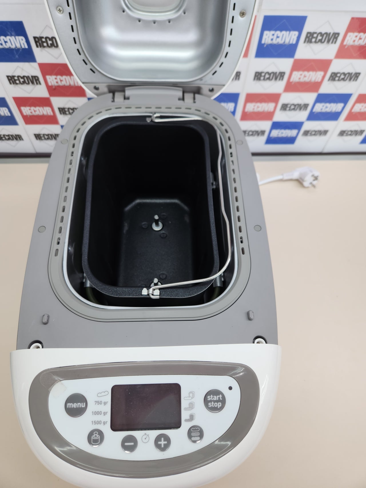 Moulinex OW6101 Home Baguette - Panificadora de 1650 W, 16 programas, hasta 1.5 kg, inicio programado, mantenimiento caliente, incluye bandejas para baguette, 2 aspas amasar y recetario, blanco