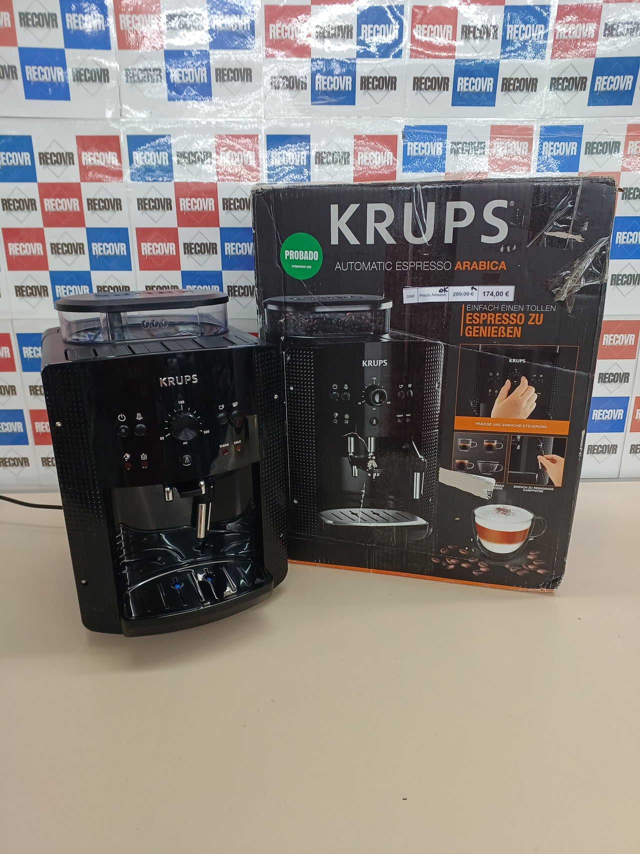 Cafetera superautomática 15 bares molinillo metálico 1,7 L – Krups