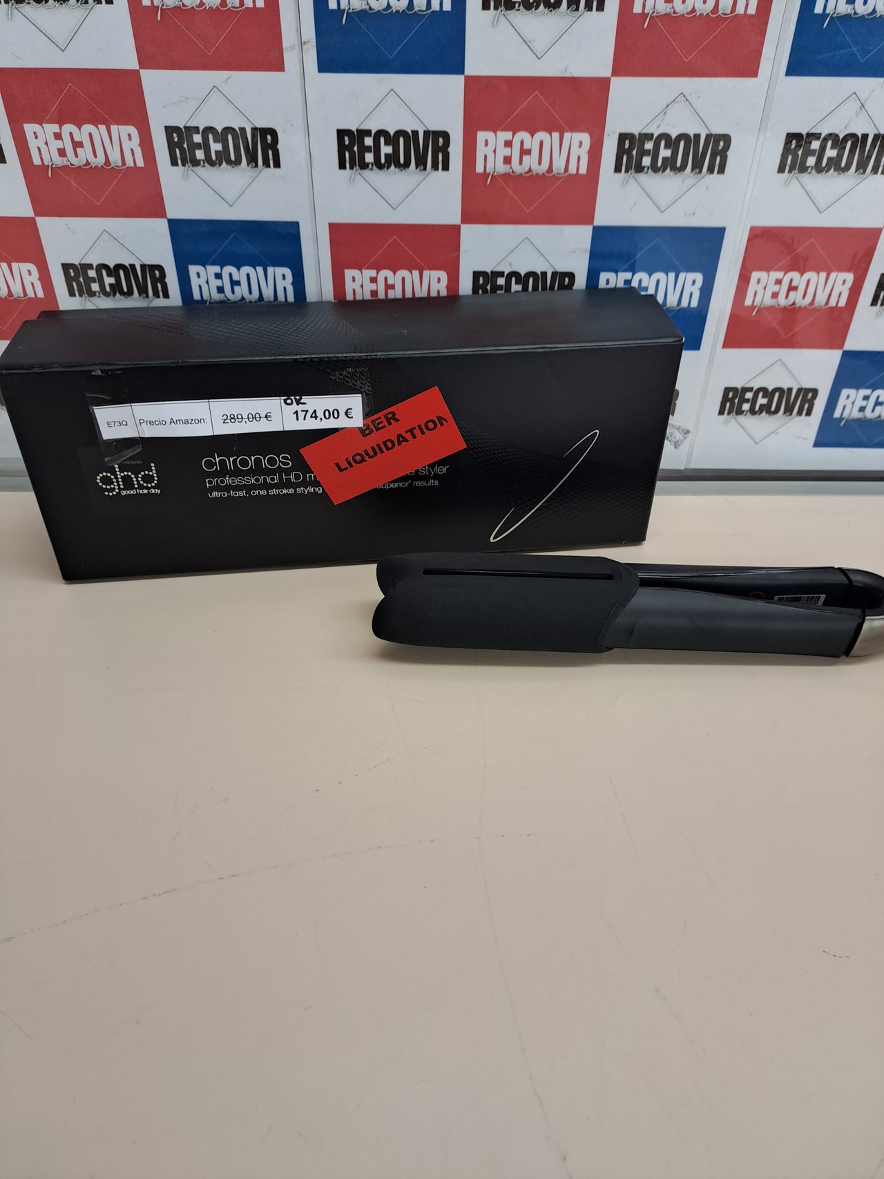 Plancha pelo profesional 185ºC rápida ghd Chronos negra