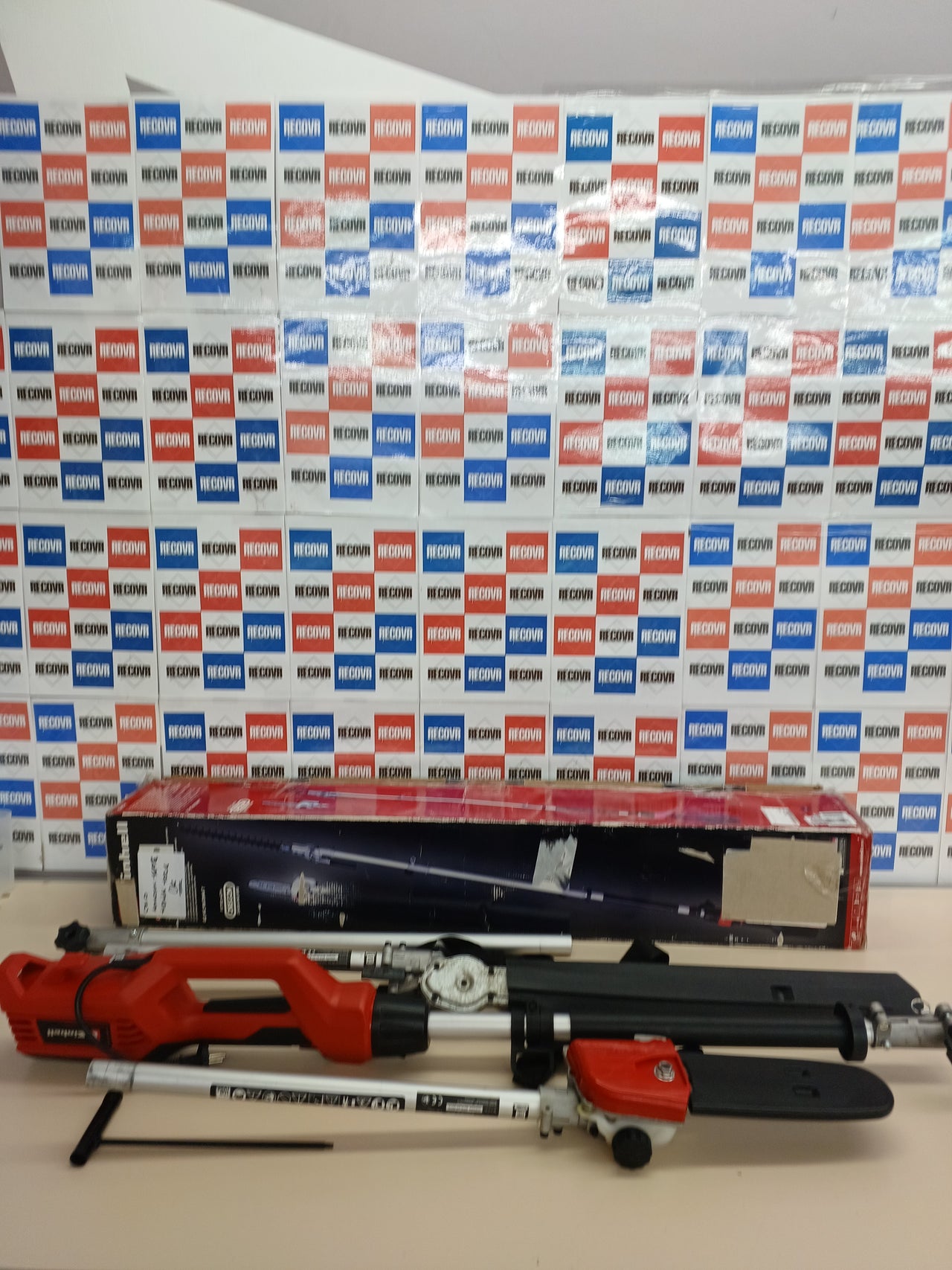 Motosierra/cortasetos eléctrica 900W barra 41 cm - Einhell