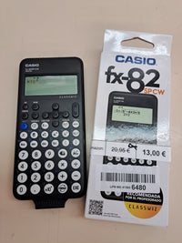 Calculadora científica Casio FX-82SP CW (gris oscuro)