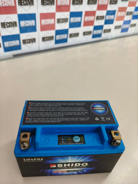 Batería de litio para moto Shido LT12A-BS Lion S azul