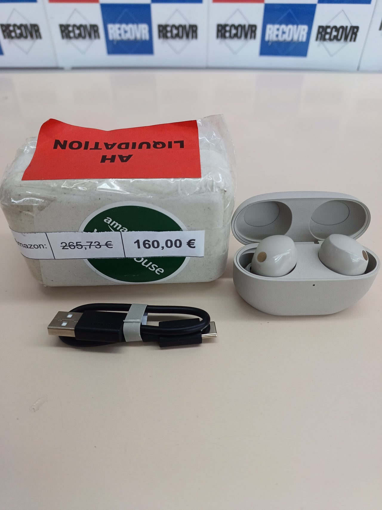 Sony Auriculares inalámbricos con Noise Cancelling WF-1000XM5, Bluetooth, Auriculares in-Ear, micrófono, hasta 24 Horas de batería, Carga rápida, IPX4, Alexa y Google Assitant, iOS y Android - Plata