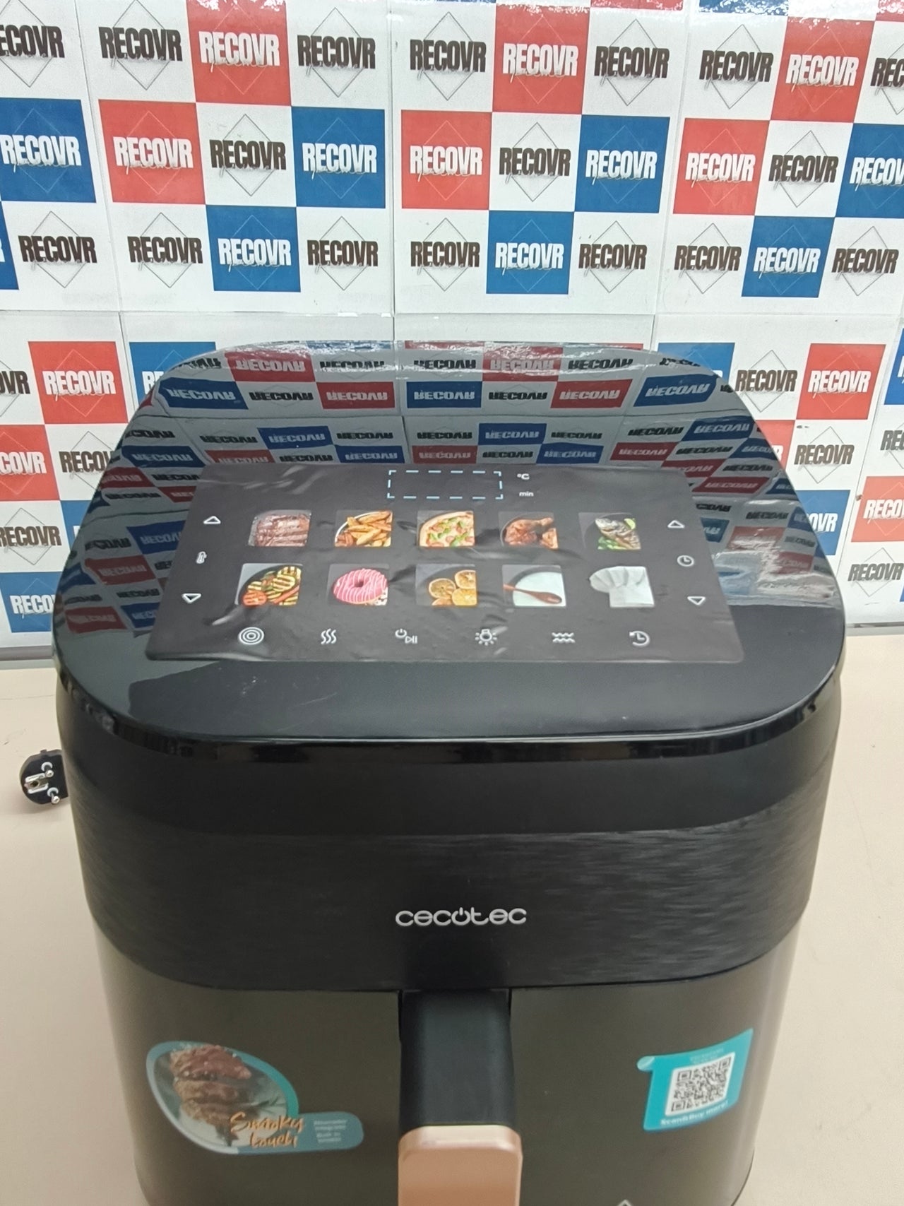 Freidora de aire Cecotec Cecofry & Grill Smokin' 6500 Plus 6,5L con grill y ahumador integrado