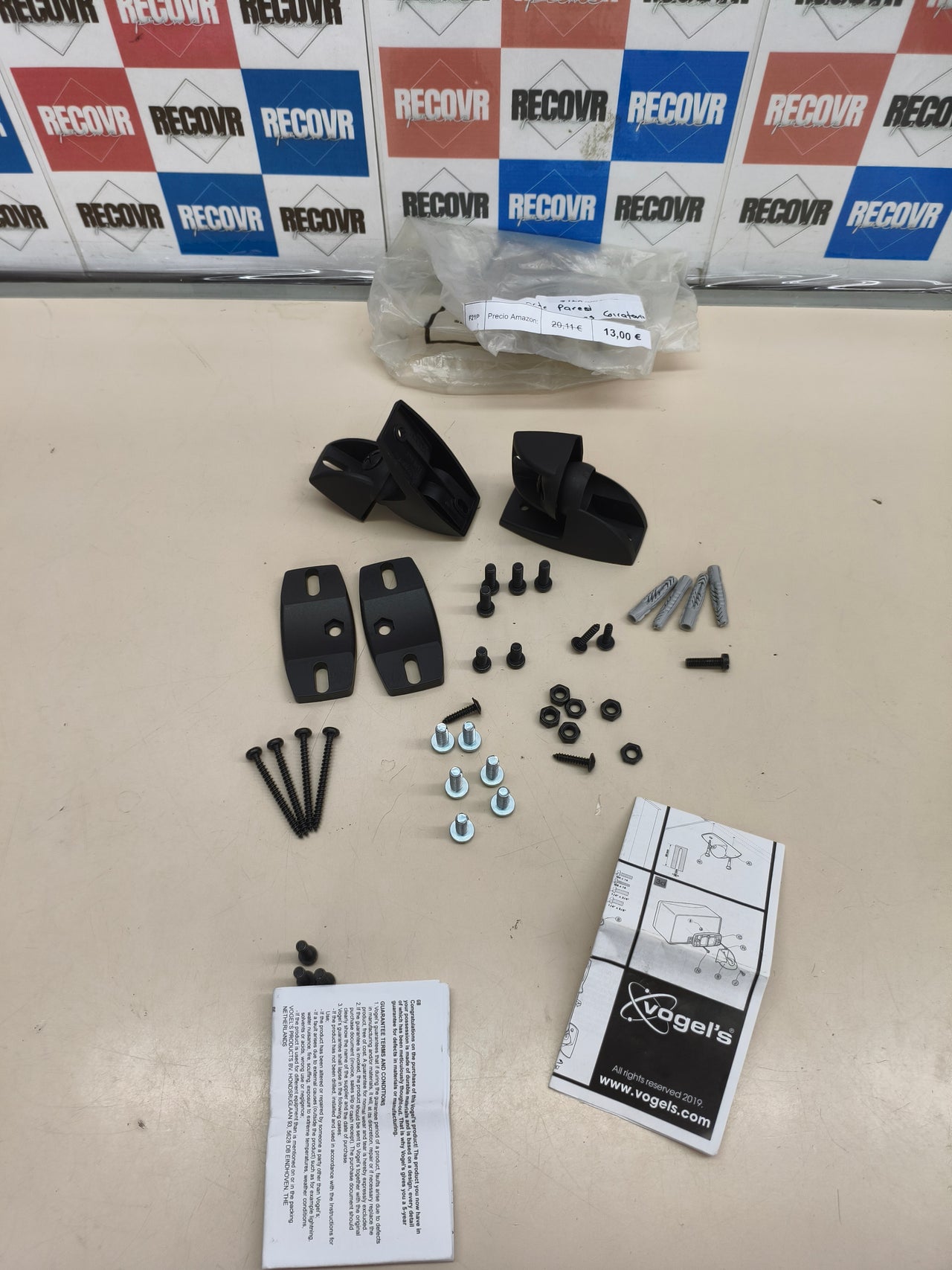 Soporte de pared universal para altavoces (2 unidades)