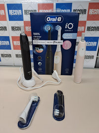 Oral-B iO 2 pack de 2 cepillos eléctricos negro y rosa