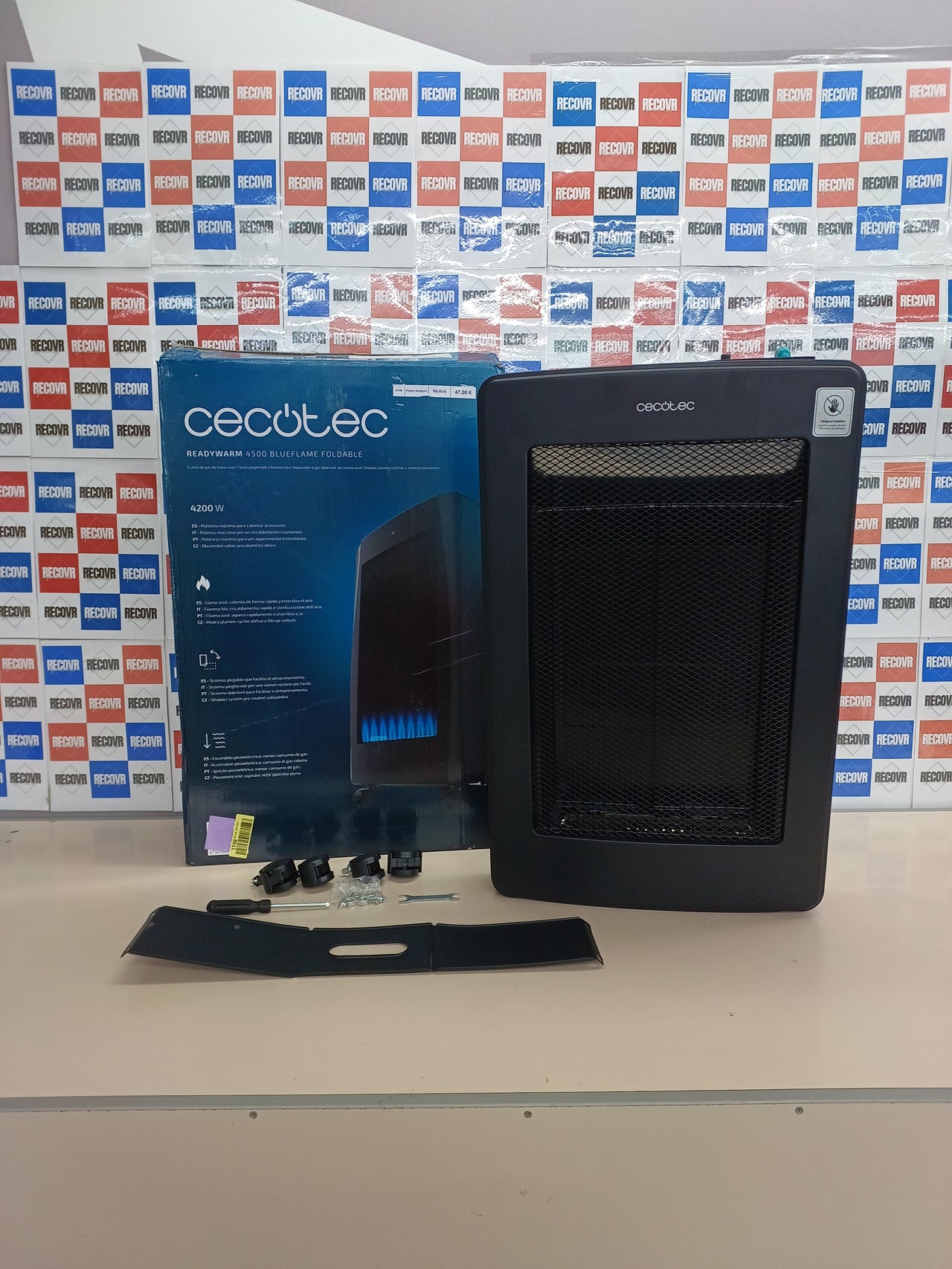 Estufa Gas Cecotec ReadyWarm 4500 BlueFlame 4200W