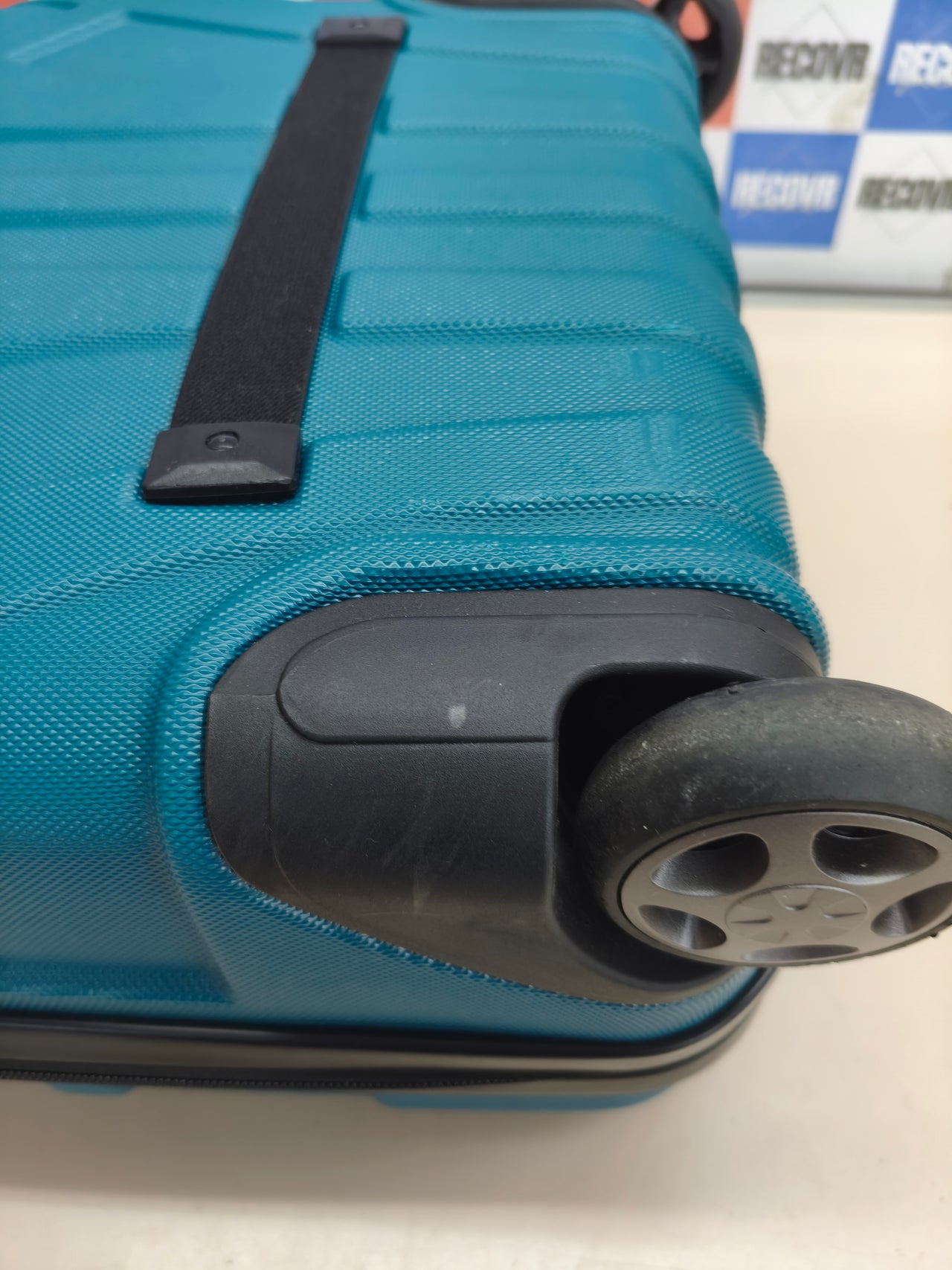 Maleta de cabina underseat Suitline 30 L ABS rígido verde agua con 2 ruedas