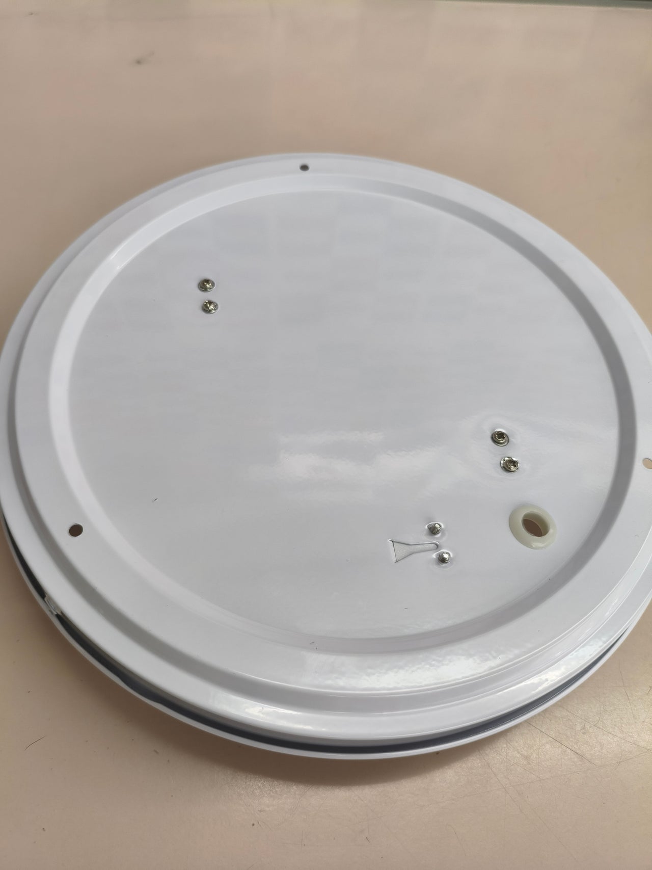 B.K.Licht - Lámpara de techo textil, Pantalla de tela, Fácil de montar, Luz suave, 2 Casquillos E27 Max 40W, elegante Plafon Techo Dormitorio, Cocina, Salón, Ø 38cm, Sin bombilla, Blanco