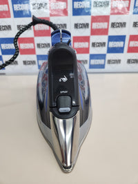 Plancha vapor 2700 W, recolector de cal y función antical, de 220 g/min y constante de 45gr/min, suela Microsteam, Profile Láser antigoteo, azul Rowenta Everlast Antical