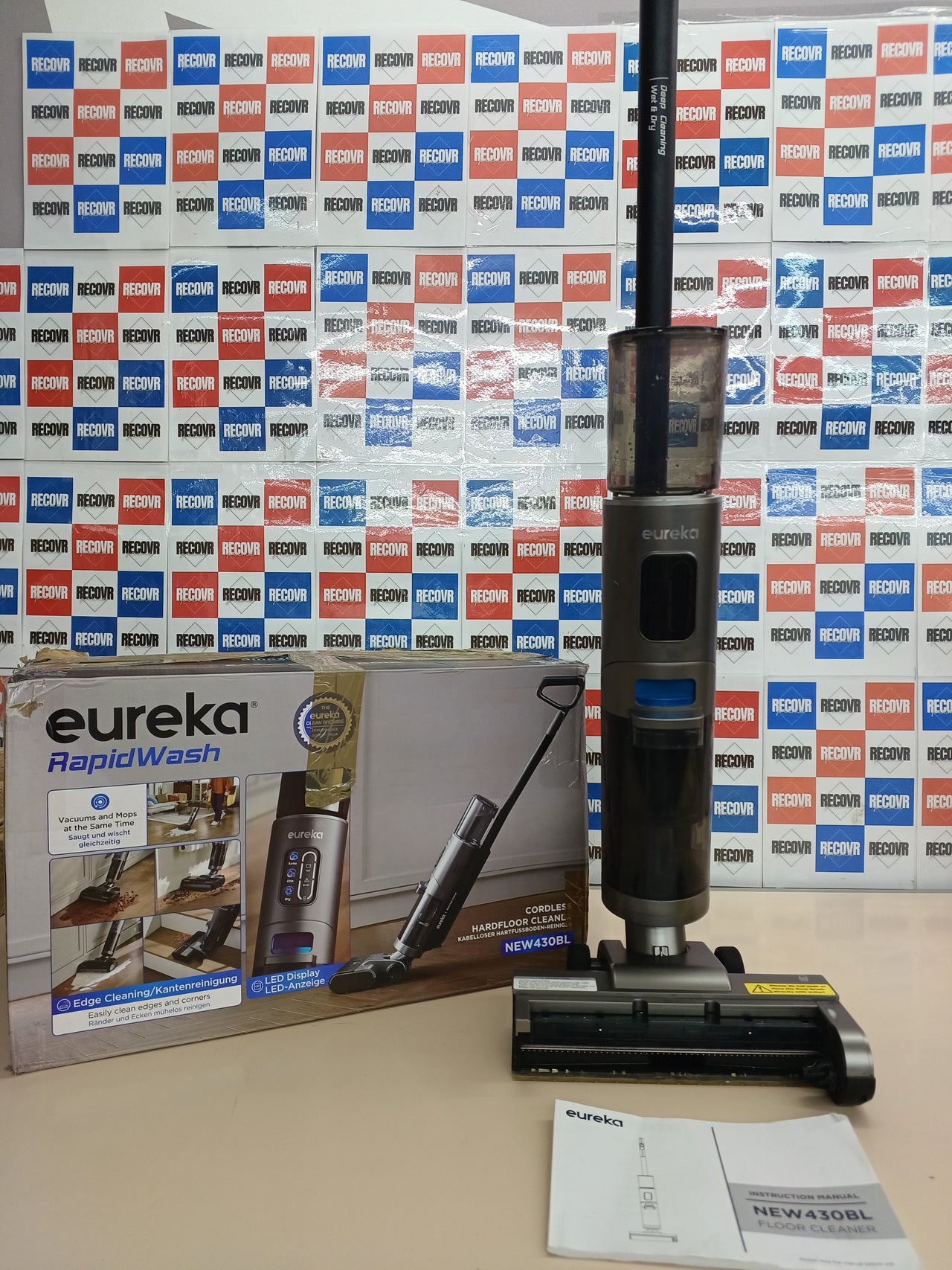 Aspiradora fregona sin cable multisuperficie voz Eureka