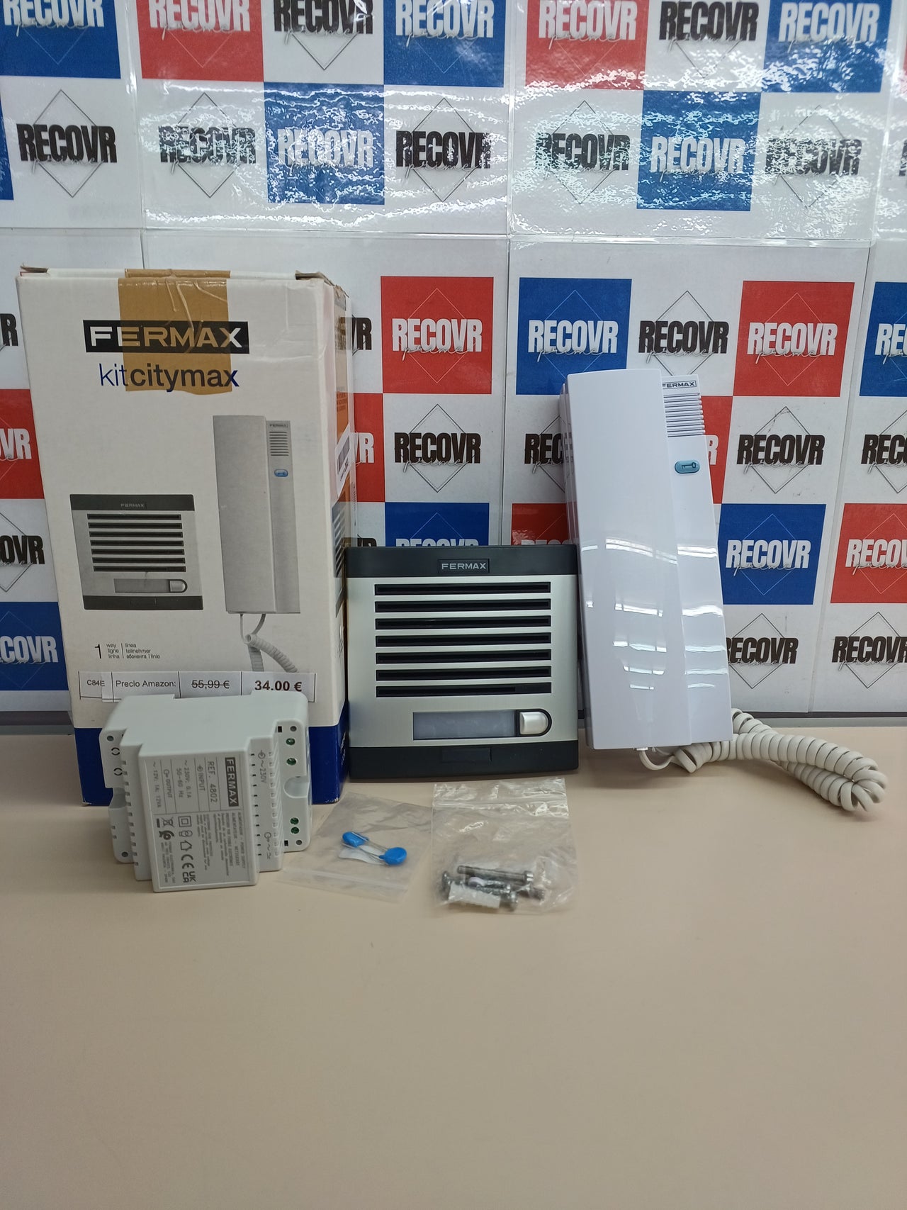 Kit portero automático, 1 línea, Fermax 6201