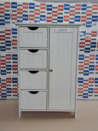 Mueble almacenamiento con cajones y armario – Vasagle