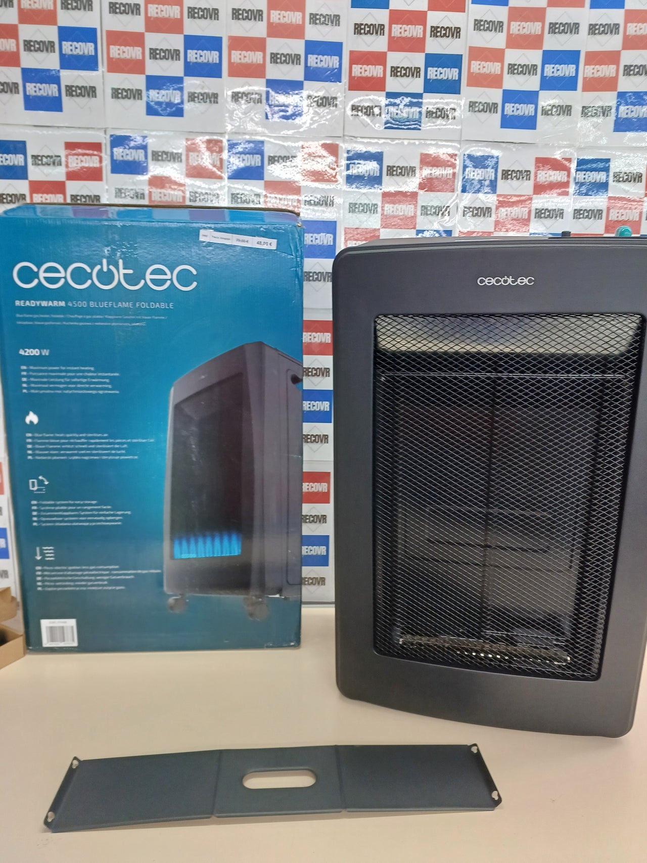 Estufa gas llama azul 4200 W plegable – Cecotec