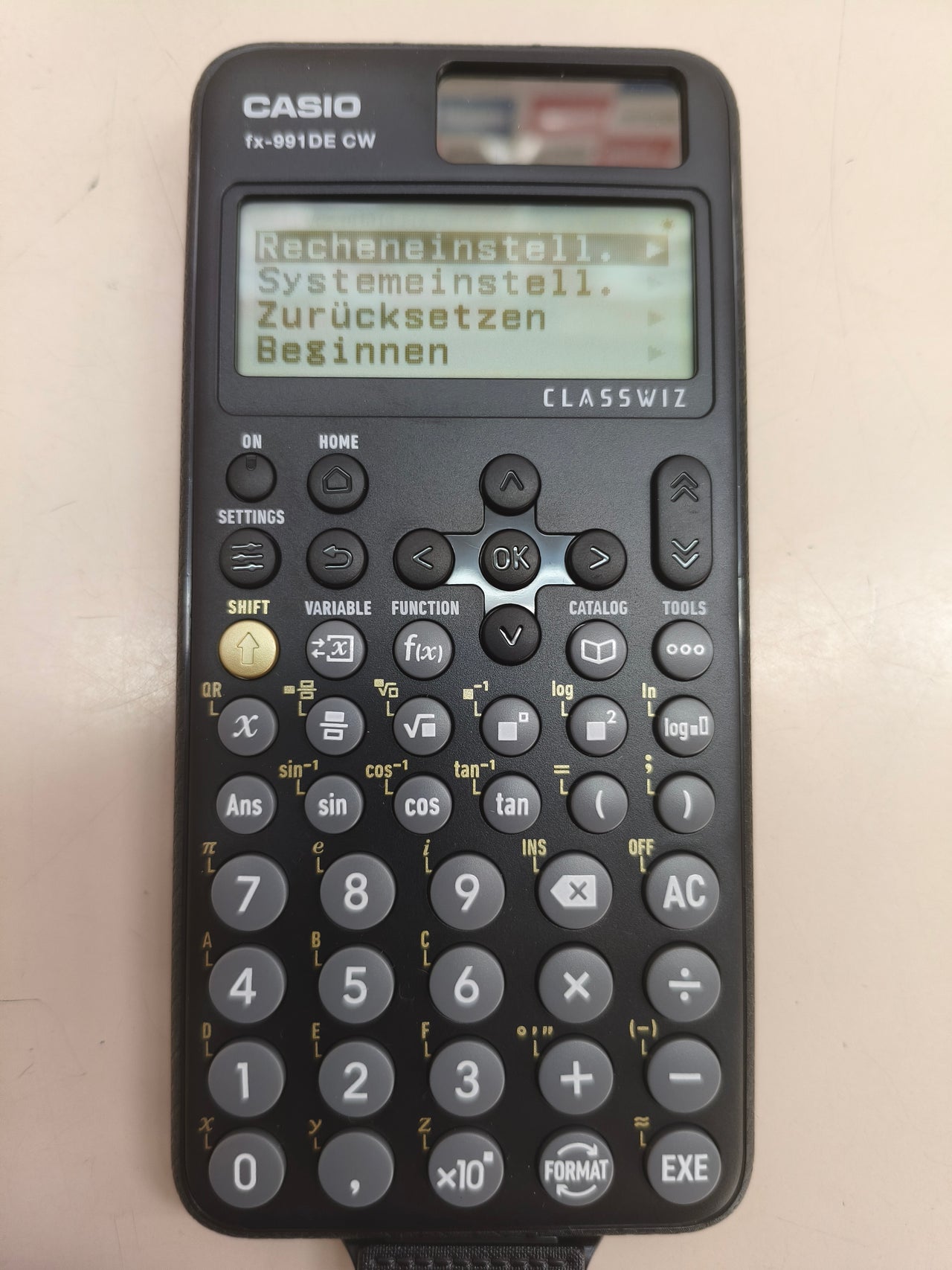 Calculadora científica Casio FX-991DE (versión alemana)