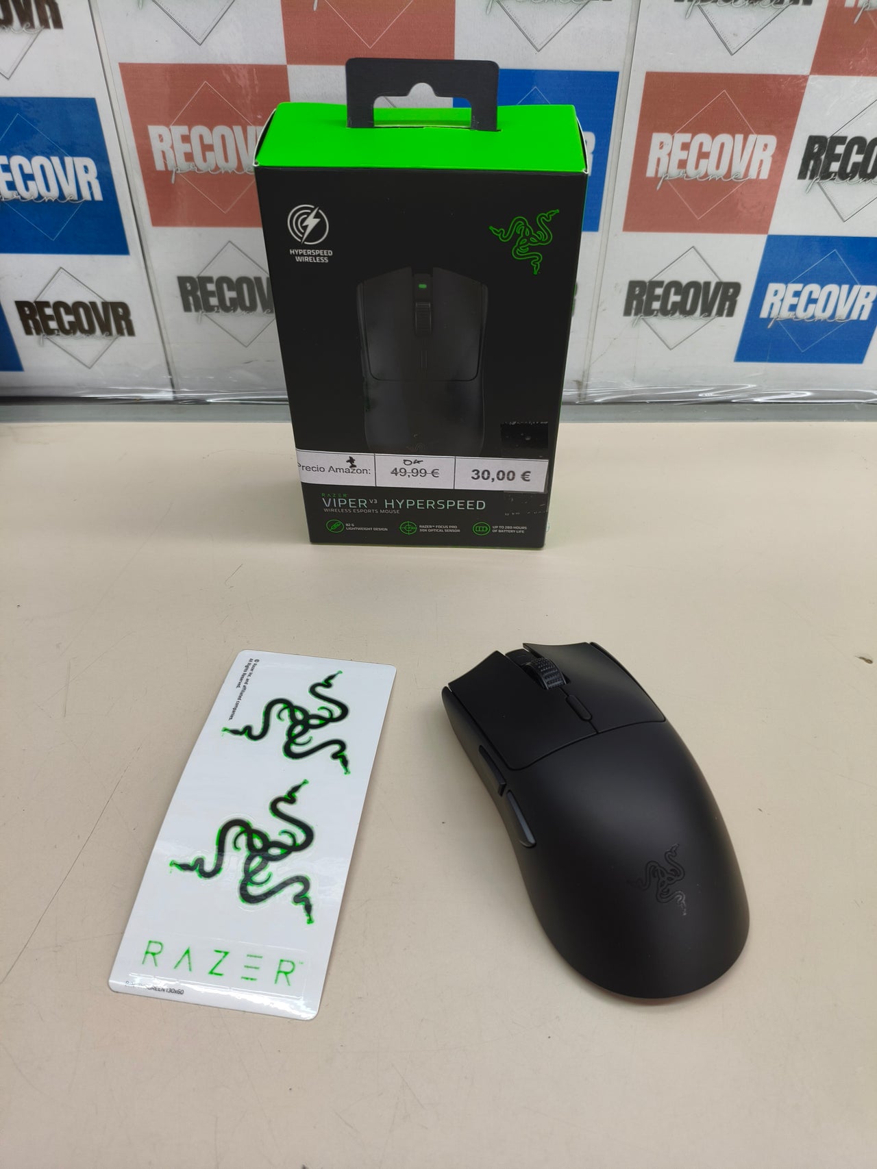 Ratón gaming inalámbrico Razer Viper V3 HyperSpeed
