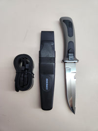 Cuchillo 23,5 cm buceo Cressi Vigo acero