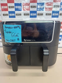 Thumbnail for Freidora doble 2100 W, 2×3 L con 8 funciones SWISSHOME