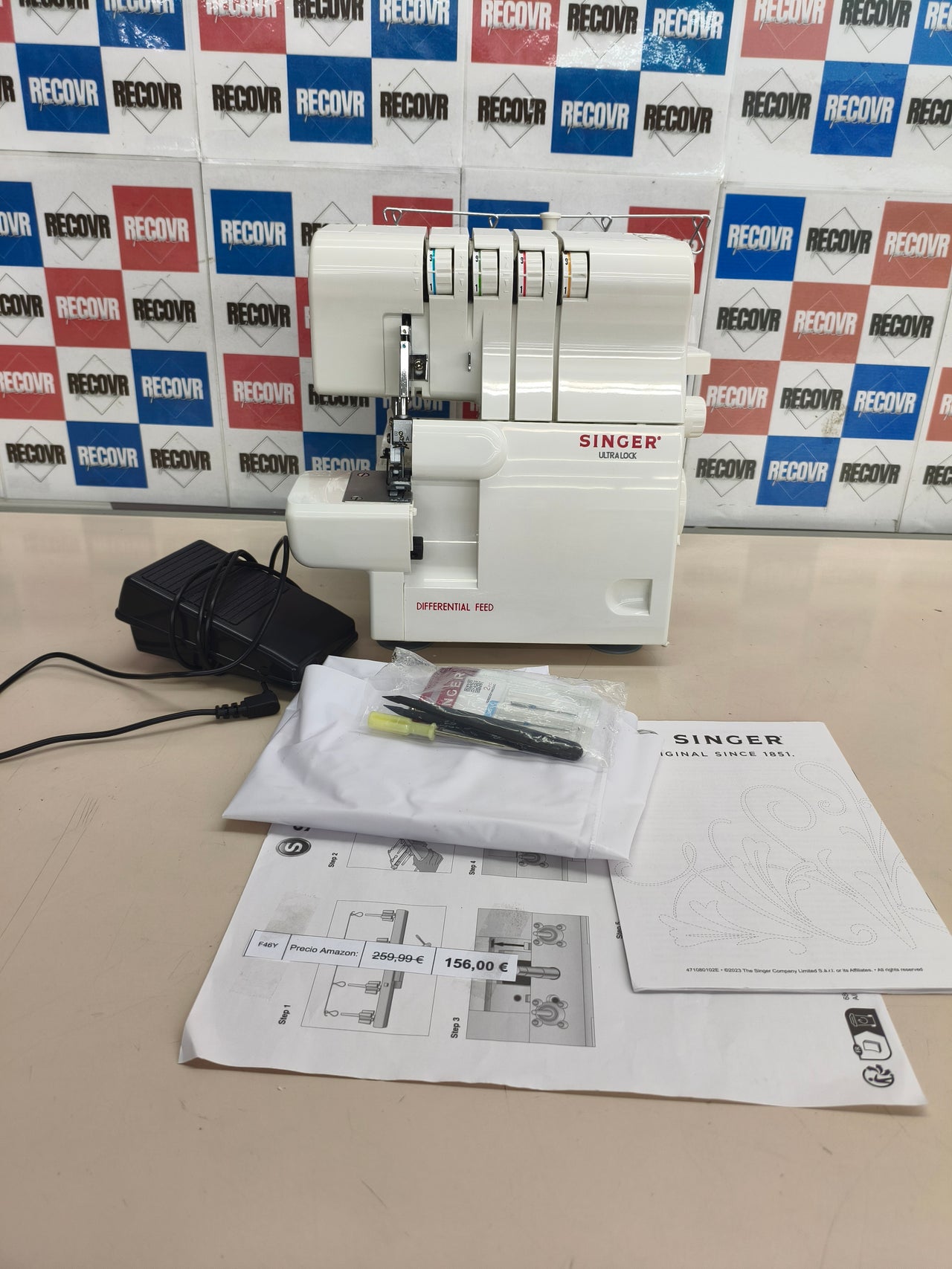 Máquina de coser Bernette para patchwork
