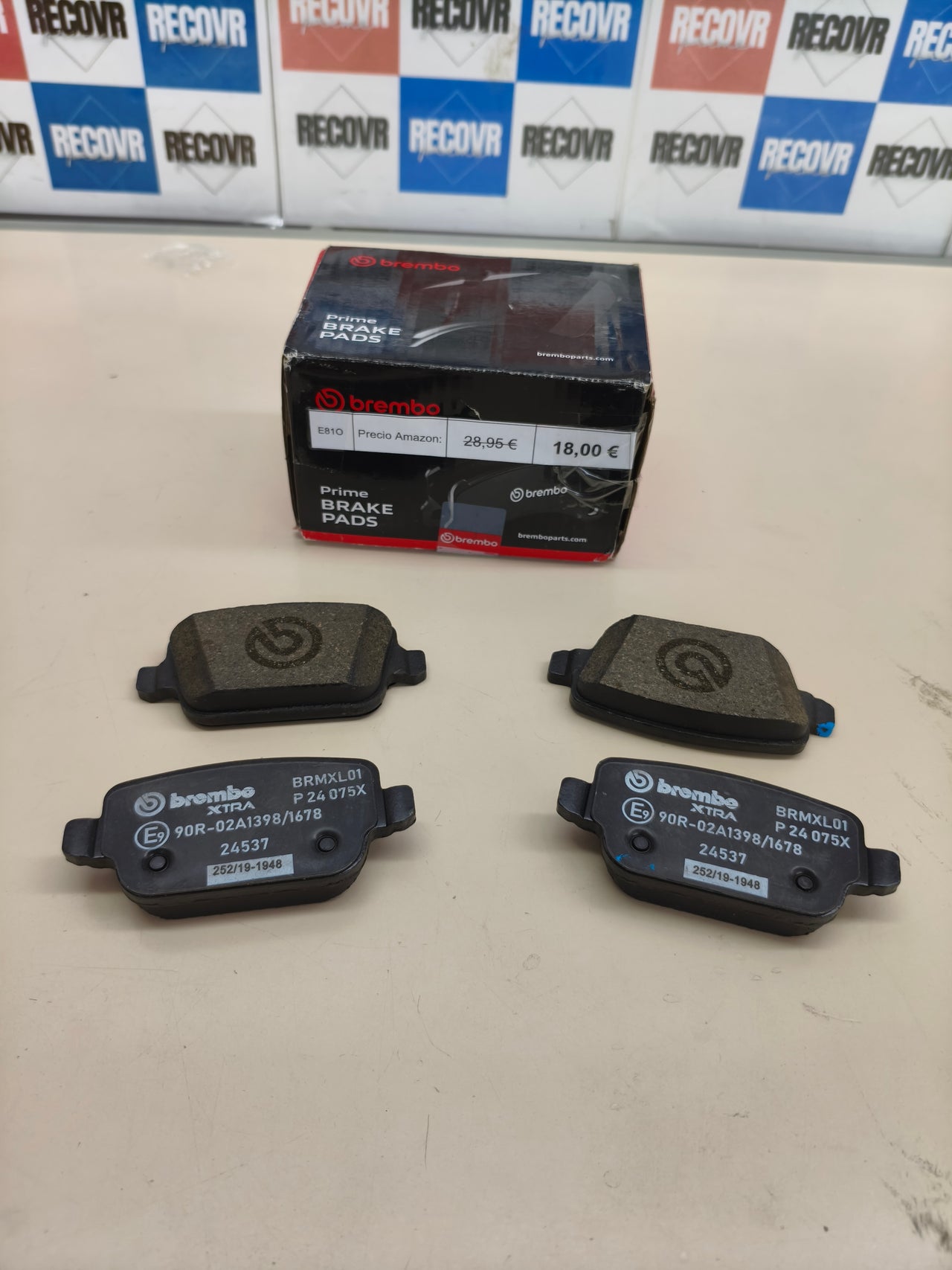 Pastillas de freno Brembo P 24 078 traseras