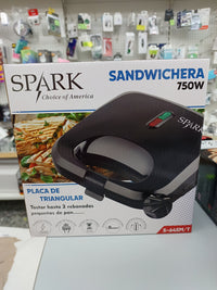 Thumbnail for Sandwichera 750W Triángulo Spark S-64SM/T