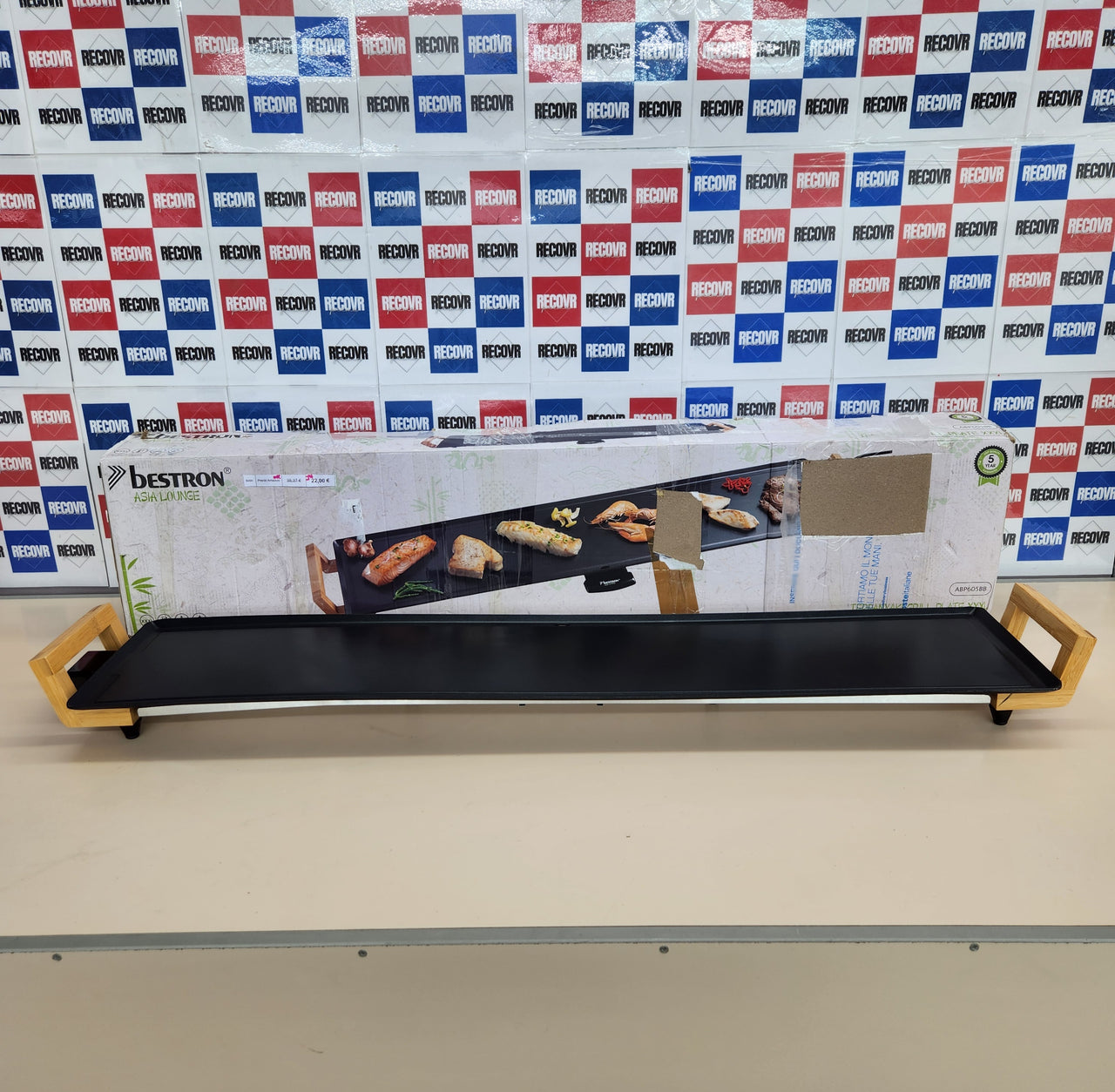 Plancha eléctrica Bestron XXXL diseño Asia 2000 W