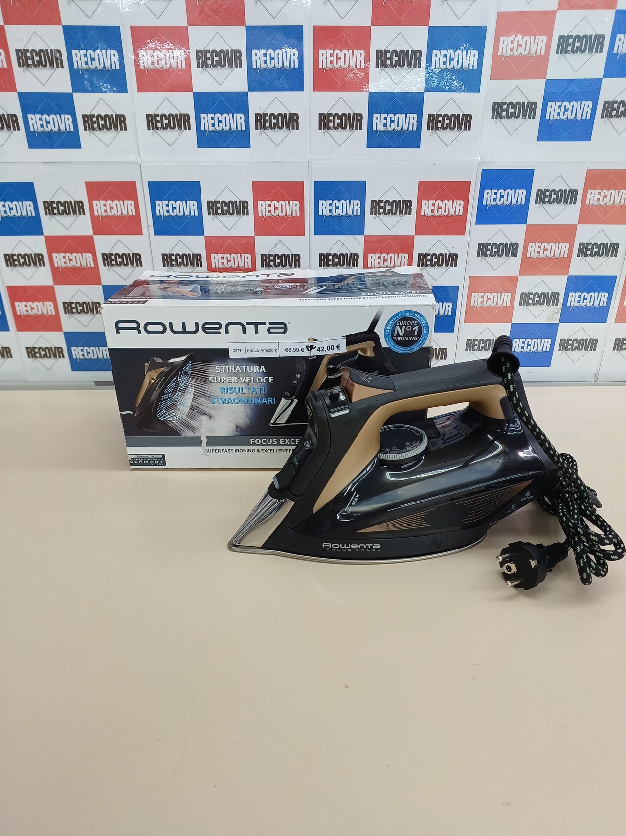 Plancha Vertical Rowenta Focus Excel 2700W