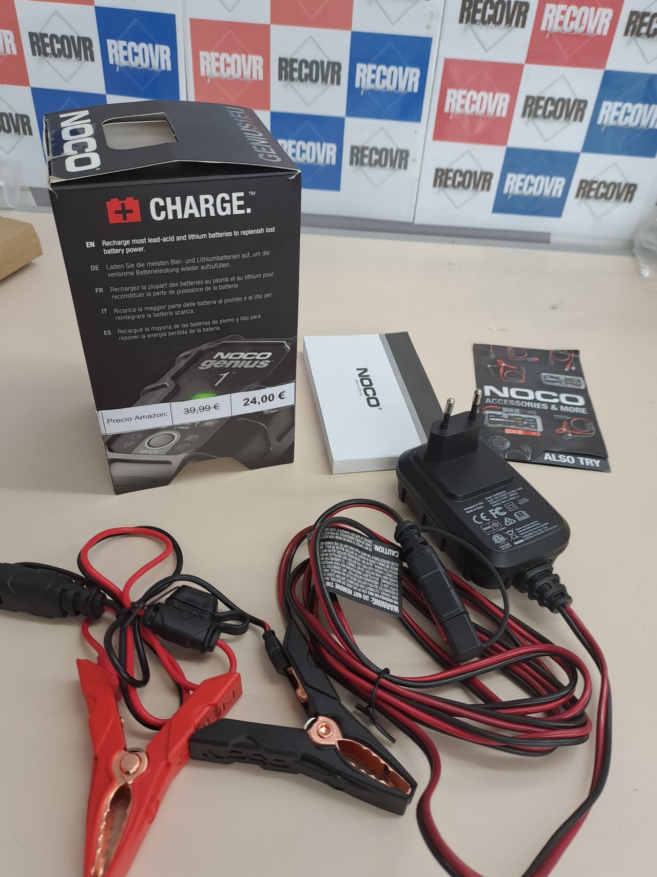 Cargador de baterías NOCO 108542 negro