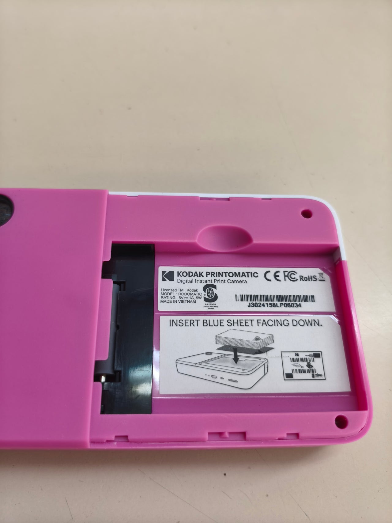 Cámara Kodak Printomatic Barbie