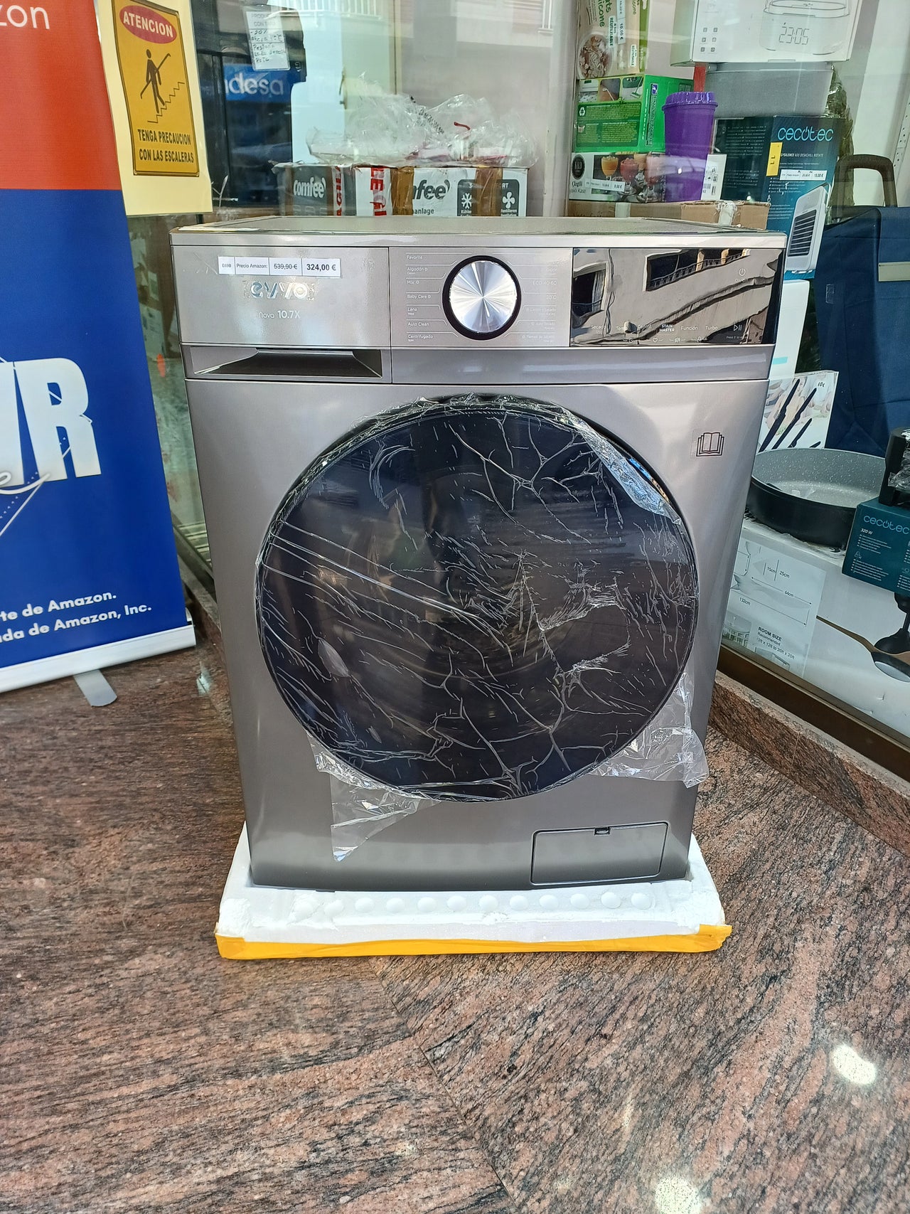 Lavadora Secadora EVVO Nova 7/10kg 1400rpm
