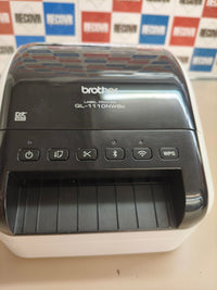 Brother QL-1110NWBC, impresora de etiquetas, blanco/negro