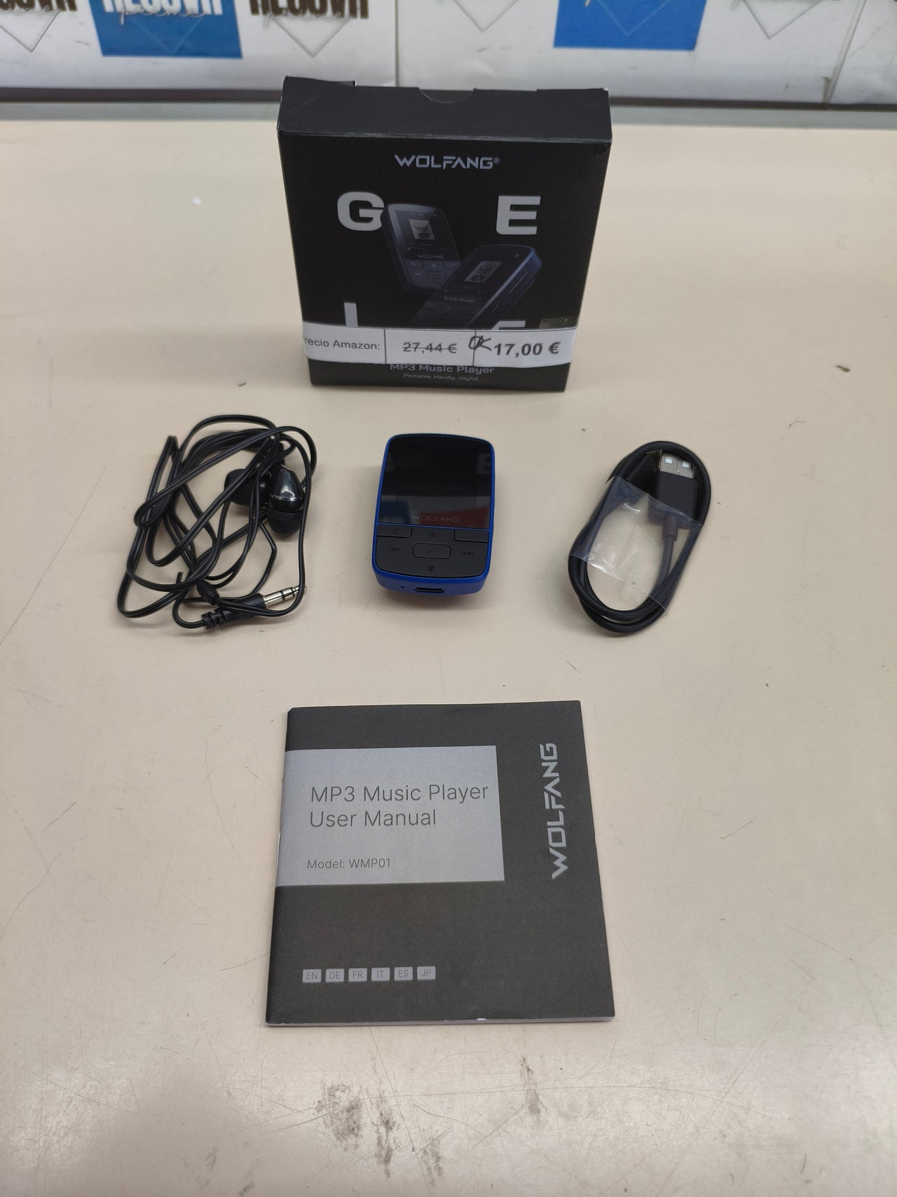 Reproductor MP3 WOLFANG 64 GB
