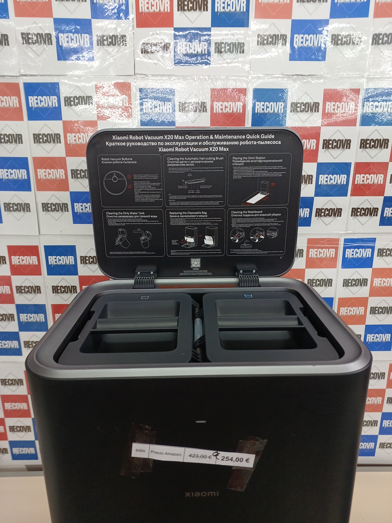 Robot Aspirador Xiaomi Vacuum X20 Max 8000Pa Negro