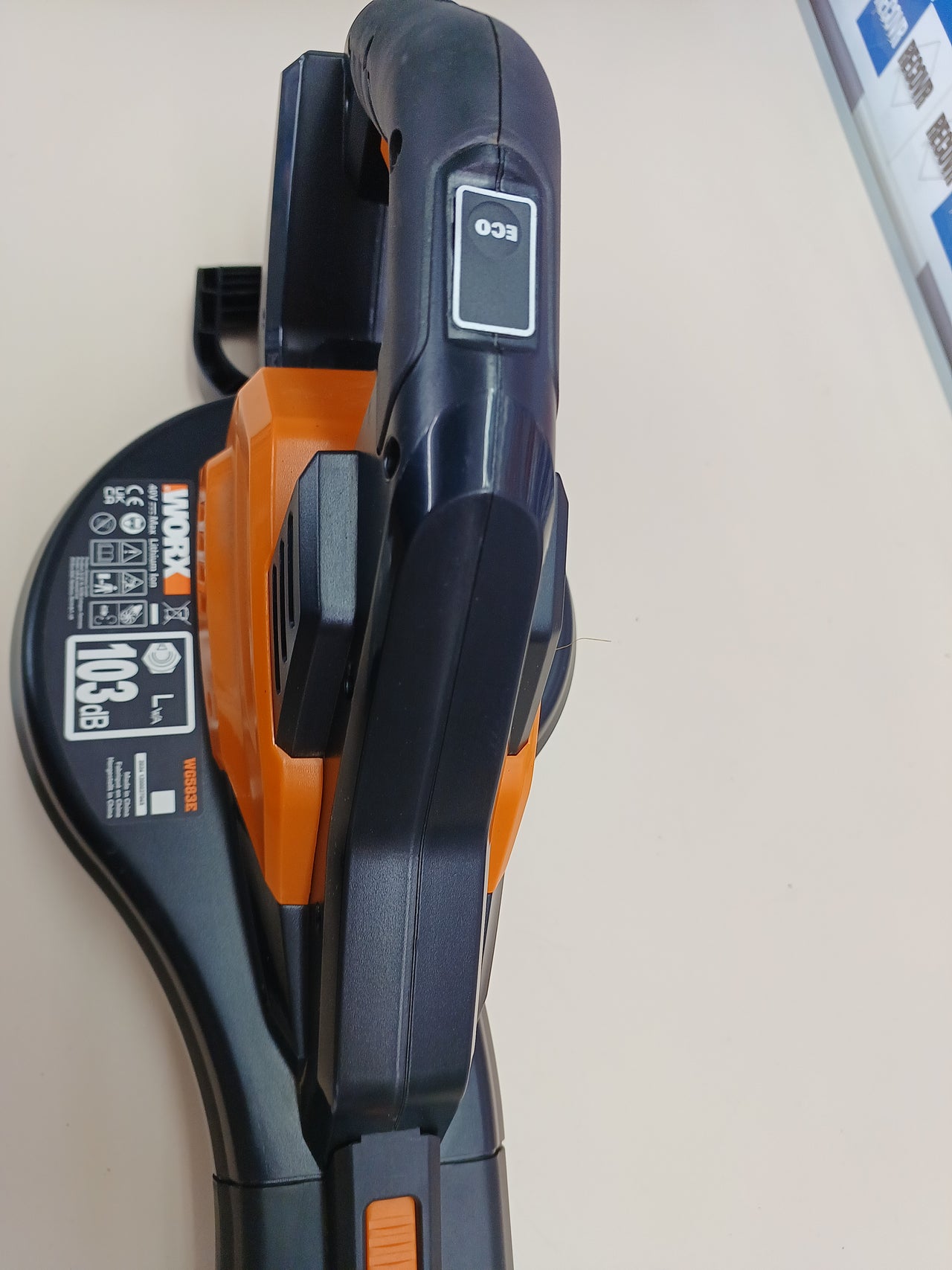 Aspirador de hojas 40V 2en1 35 L ligero – Worx
