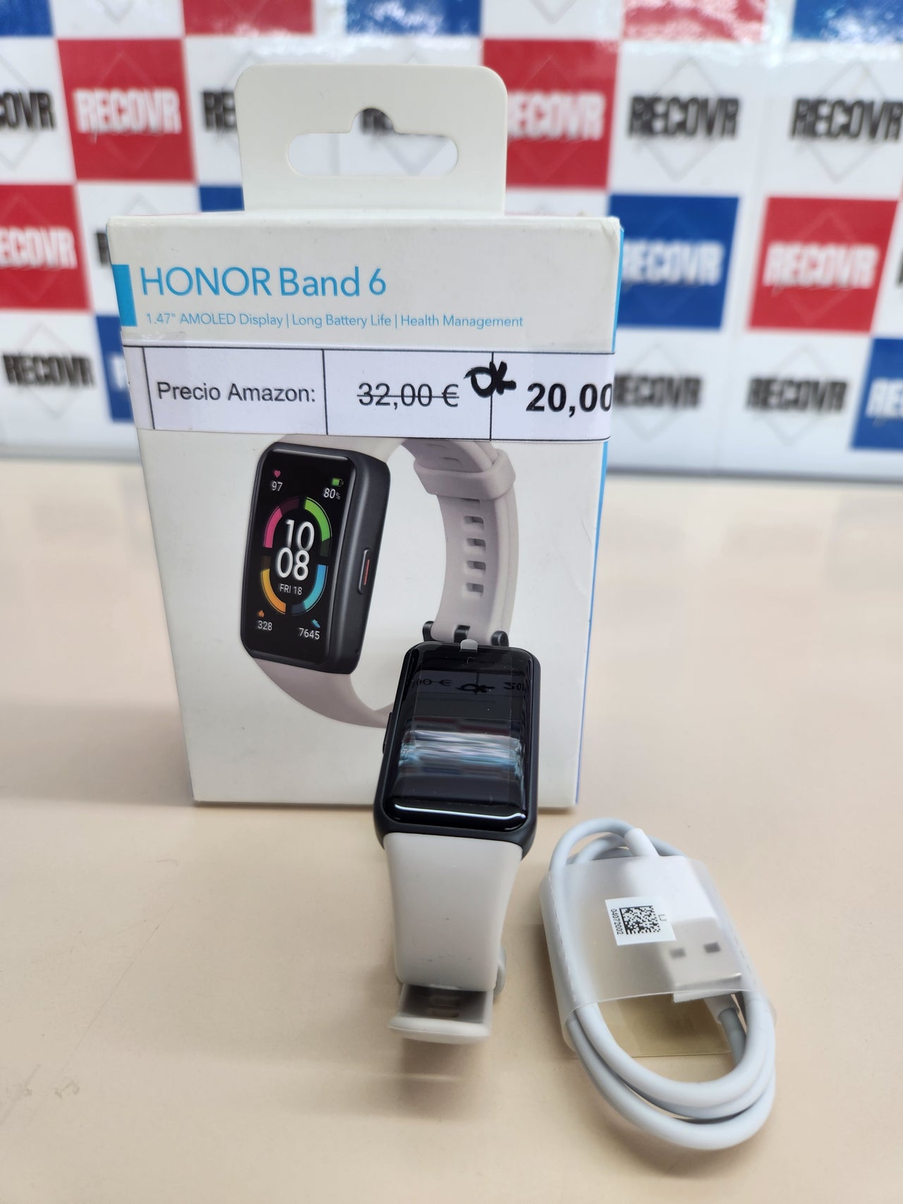Pulsera Actividad Honor Band 6 Gris Arena