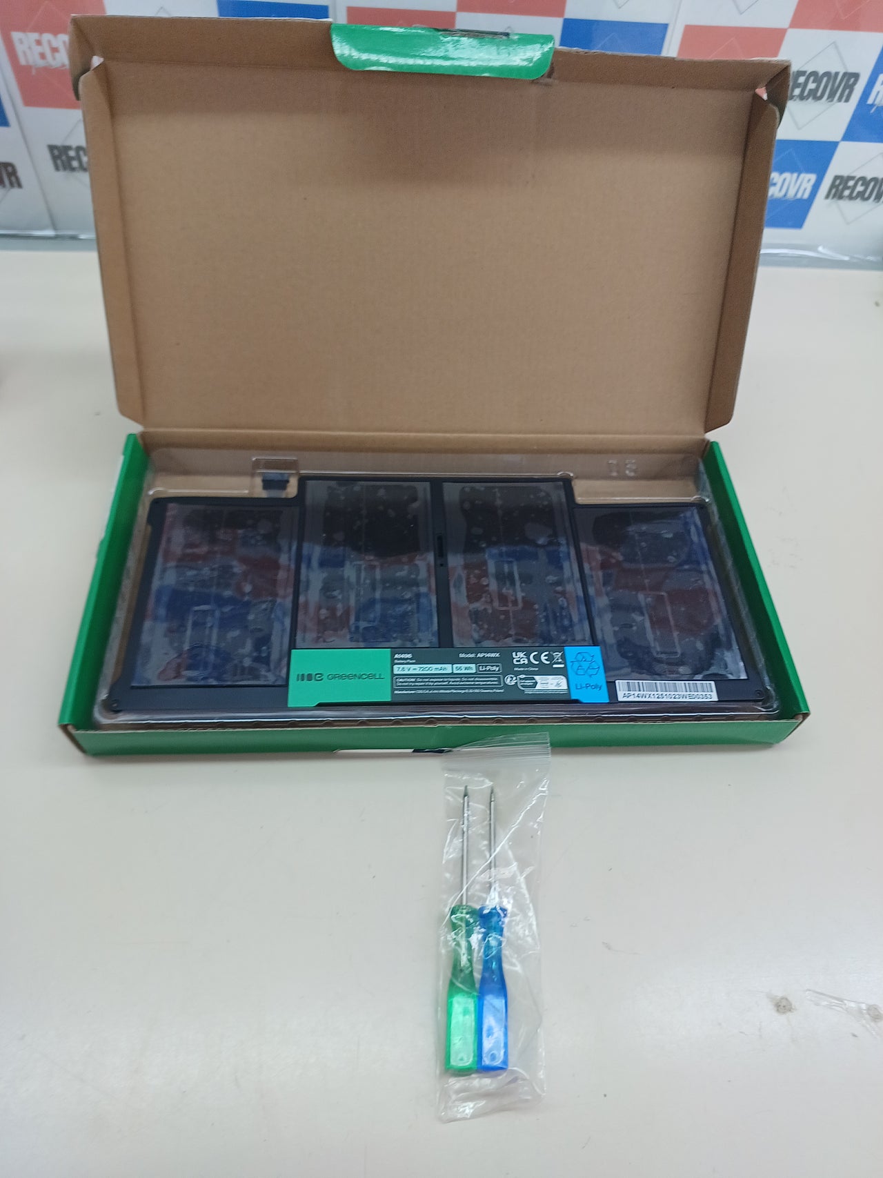Batería Green Cell A1496 para MacBook Air 13" (2010–2017)