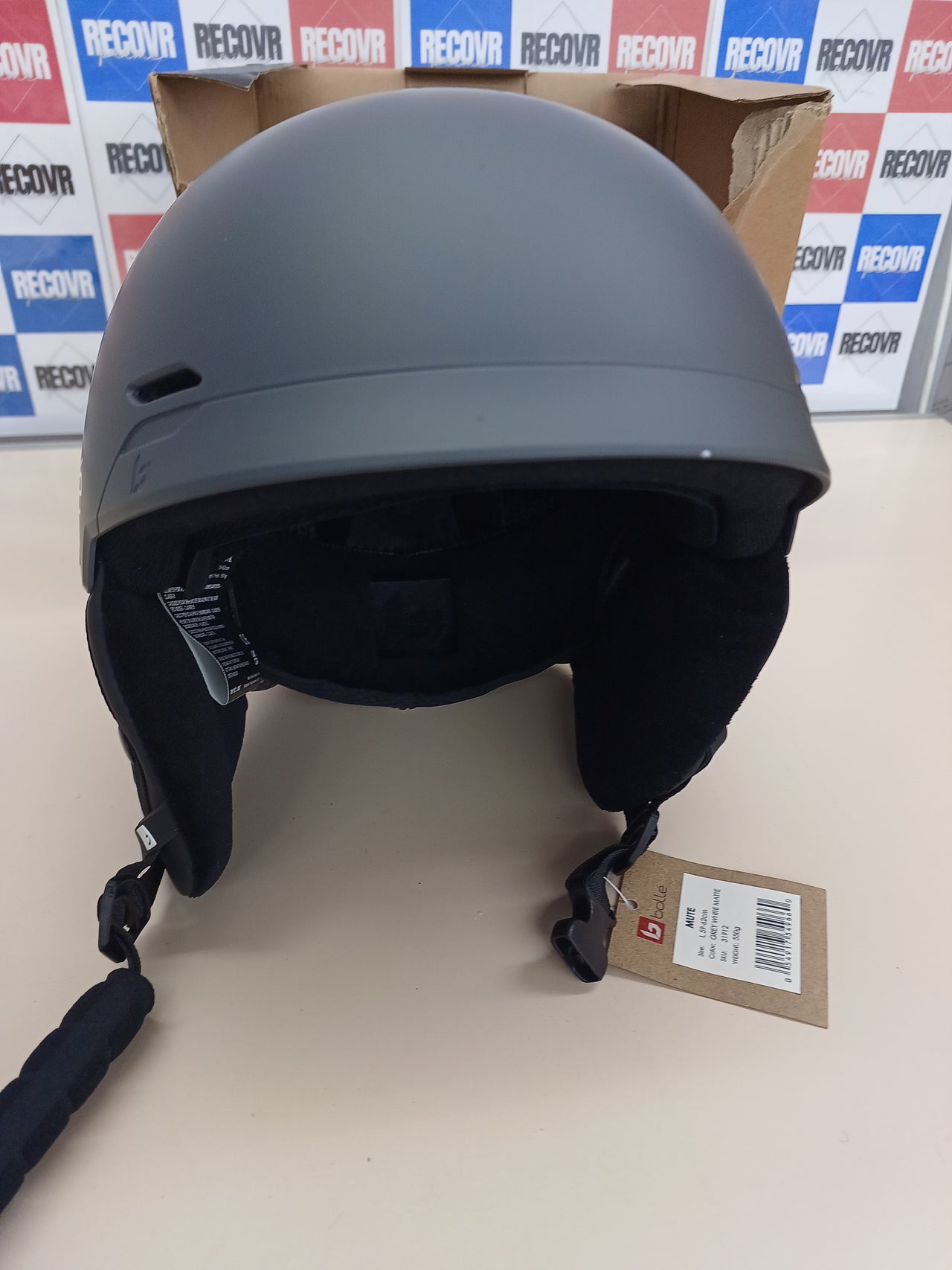 Casco esquí Talla L (59 62 cm) Mute - Carcasa ABS Robusta, protección AViD EPS, Ajuste Ajustable Click-to-Fit, ventilación optimizada, Ligero, cómodo y Compatible con mentón de competición Bollé