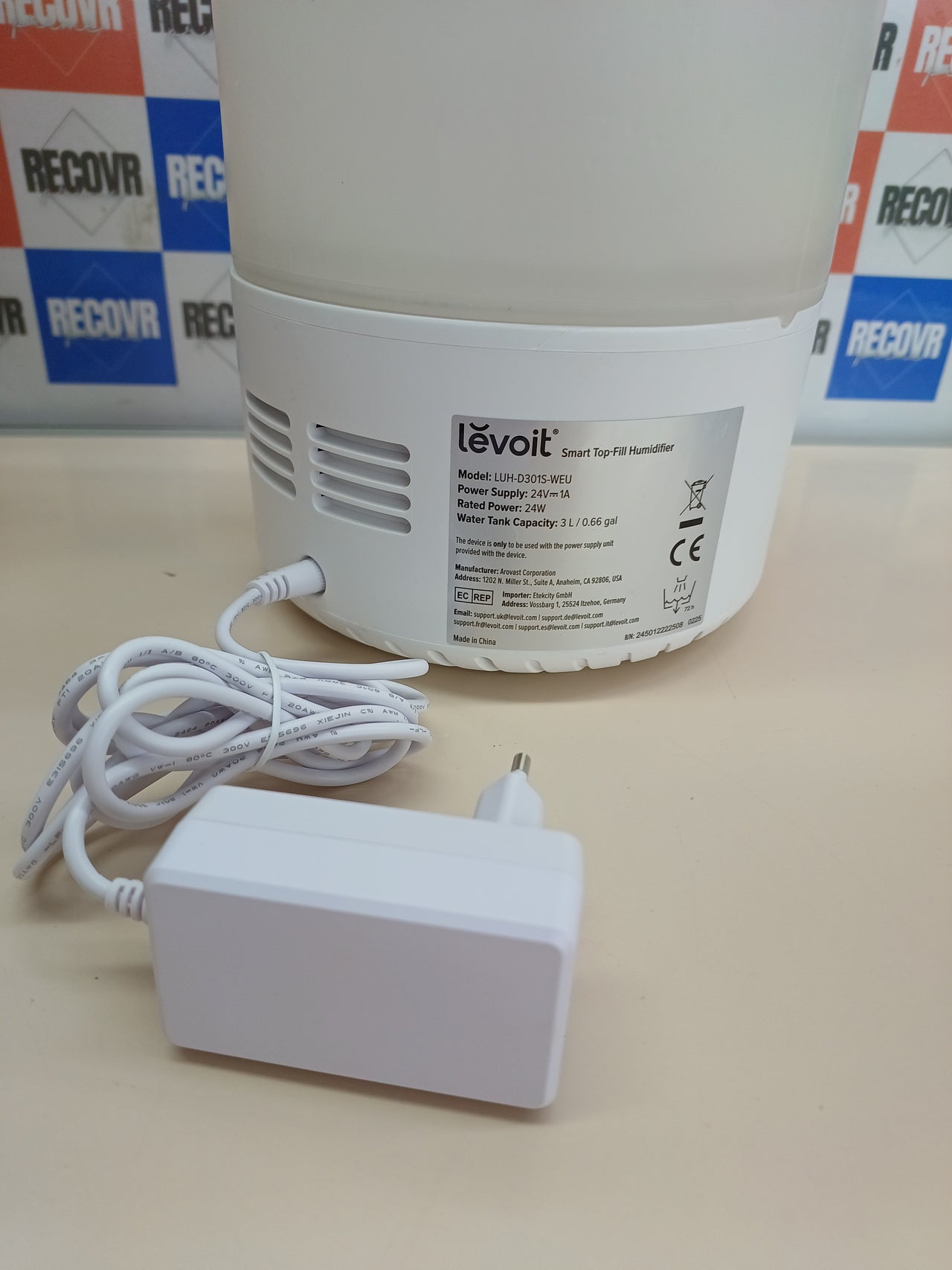 Humidificador Ultrasónico LEVOIT Smart Cool Mist 3 L