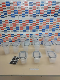 Juego 24 tuppers herméticos sin BPA – Tarros de almacenamiento