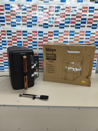 Freidora de aire Ninja Double Stack XL 9,5L doble cajón negro cobre