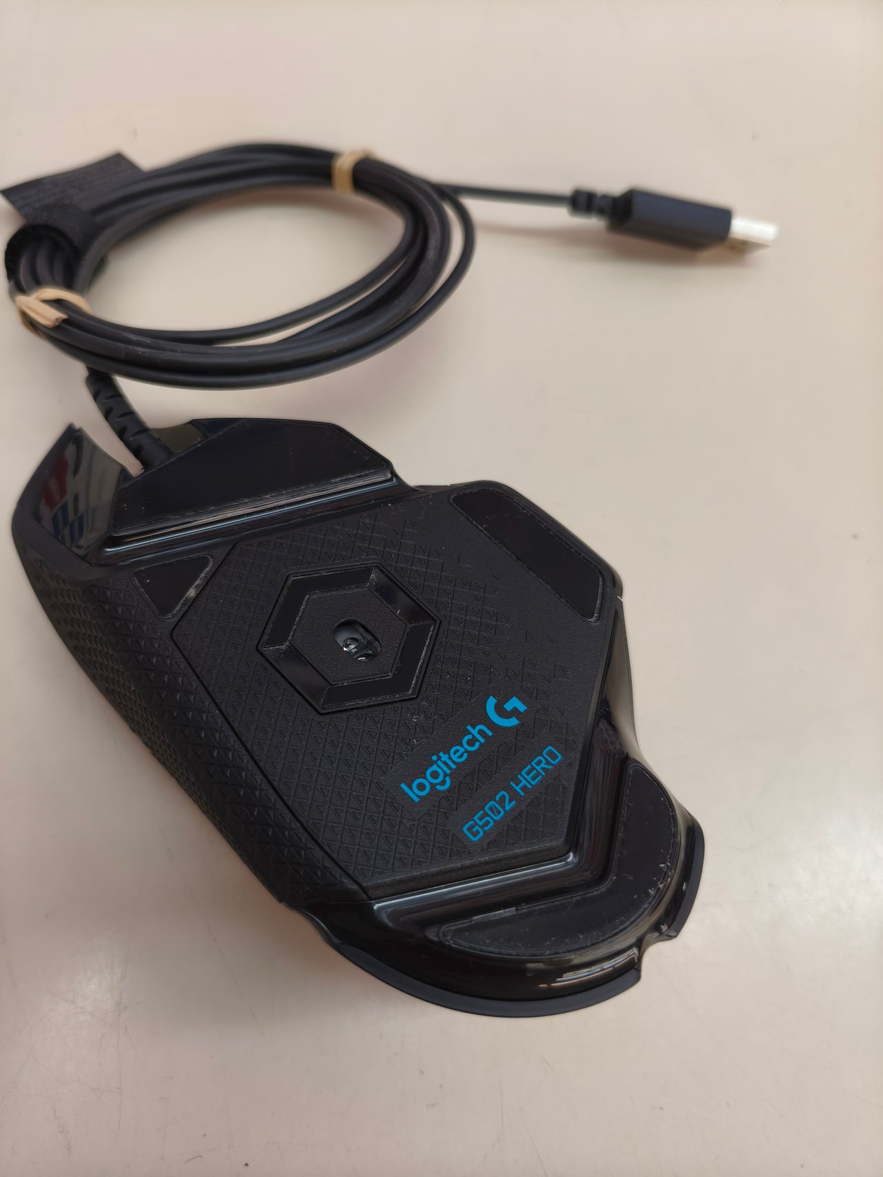 Ratón gaming Logitech G G502 Hero, con cable, negro
