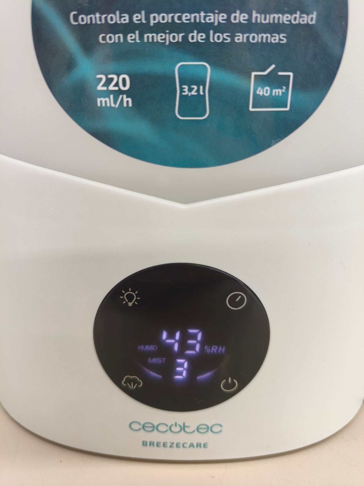 Humidificador de 3,2 litros