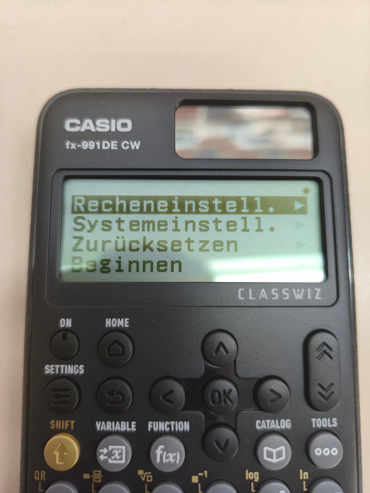 Calculadora científica Casio FX-991DE (versión alemana)