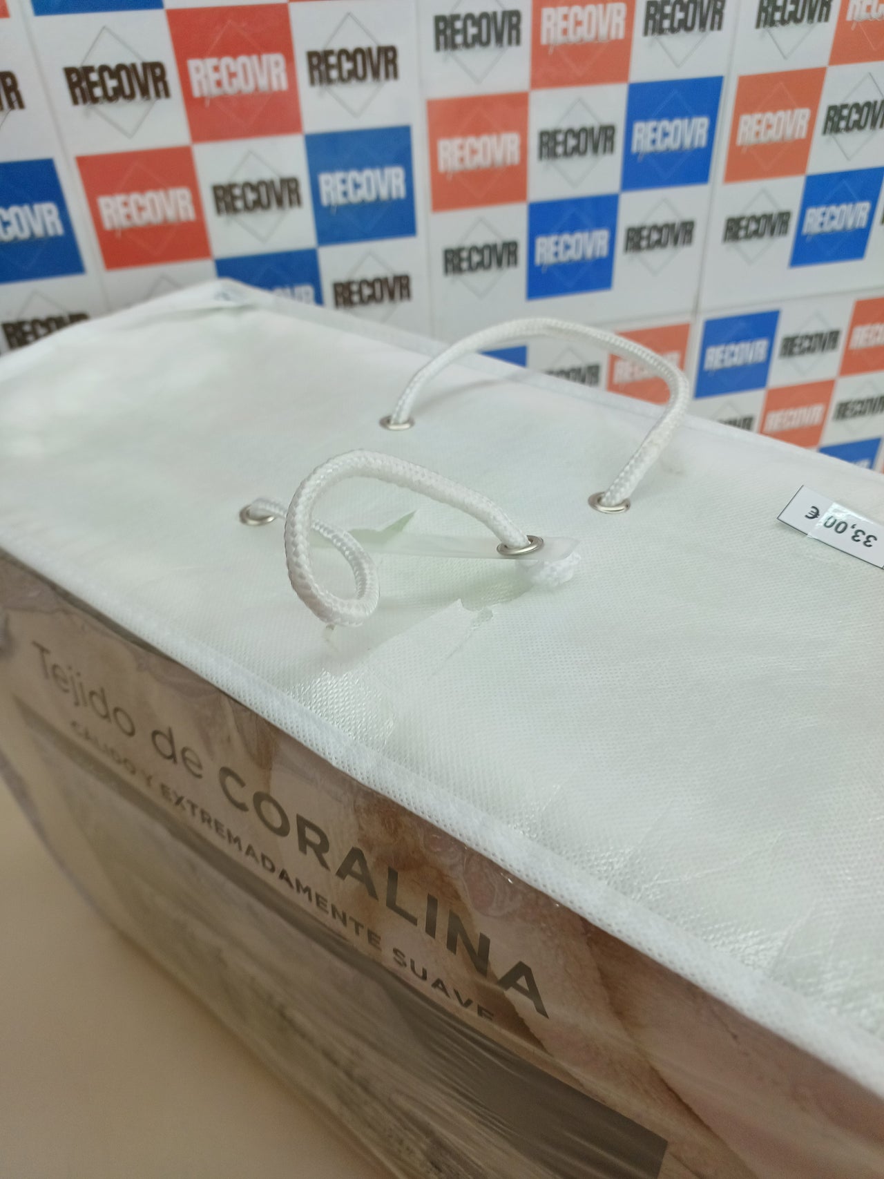 Sábanas coralina 150 verde diseño 994 Burrito Blanco