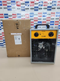 Thumbnail for Radiador Electrico 3000W Calentador Industrial - 3 Niveles de Calor - Termostato & Protección Contra Sobrecarga - Ventilador de Calefacción Para Uso Interior y Exterior SIAL