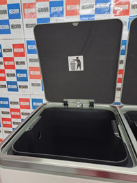 Cubo reciclaje 2×30 L pedal doble – Songmics