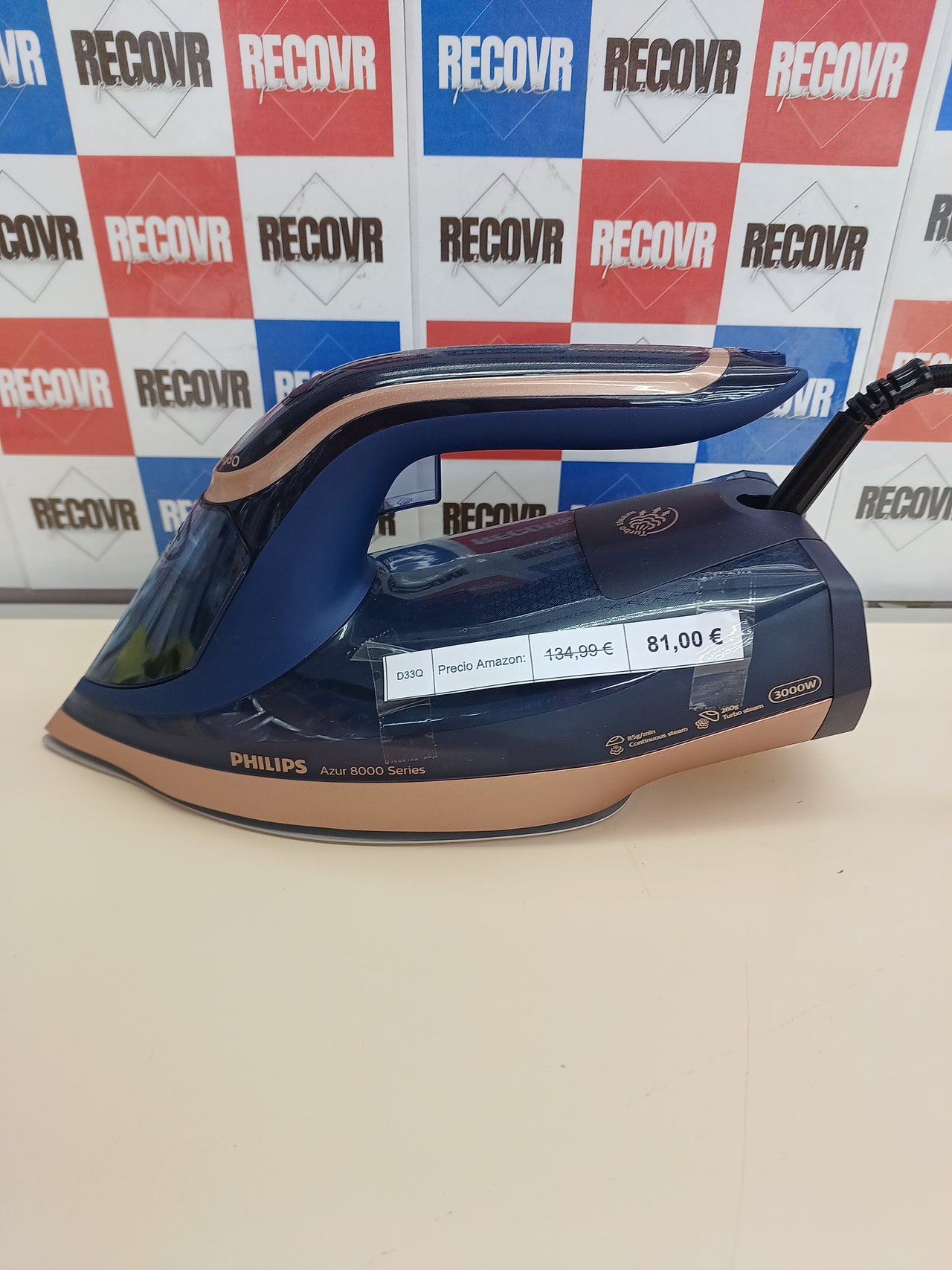 Plancha vapor Philips Azur 8000 3000W