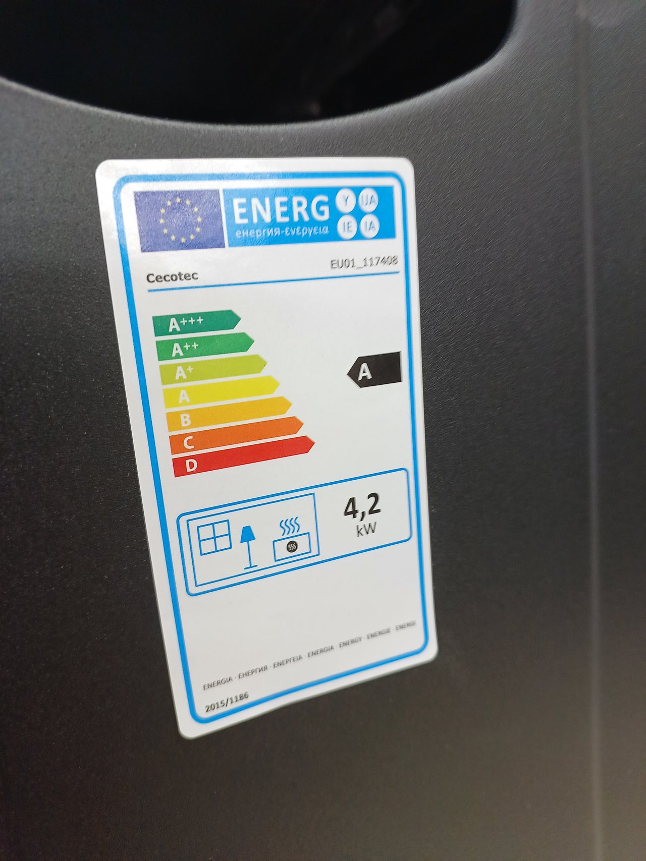 Estufa gas llama azul 4200 W plegable – Cecotec