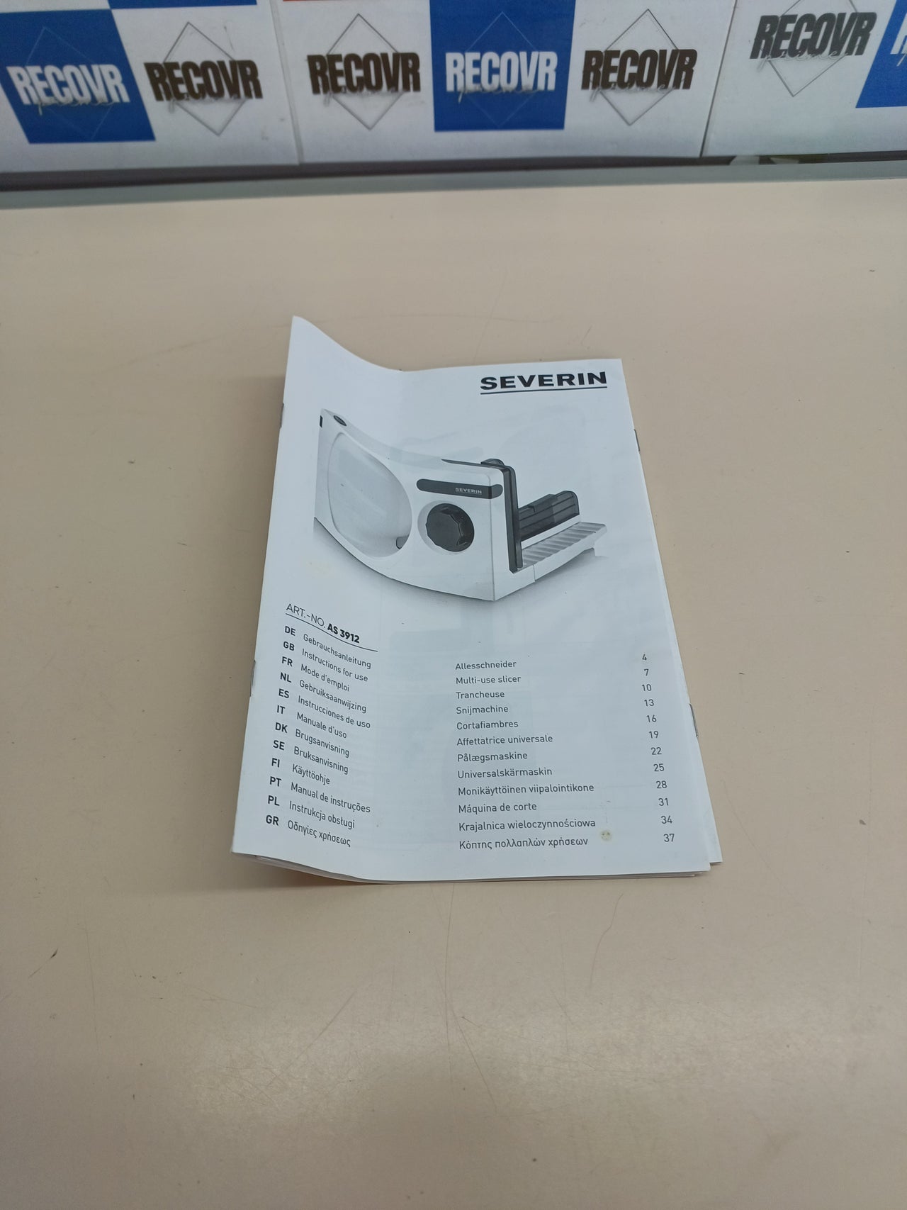 Cortafiambres eléctrico SEVERIN corte 0-15mm, 100 W